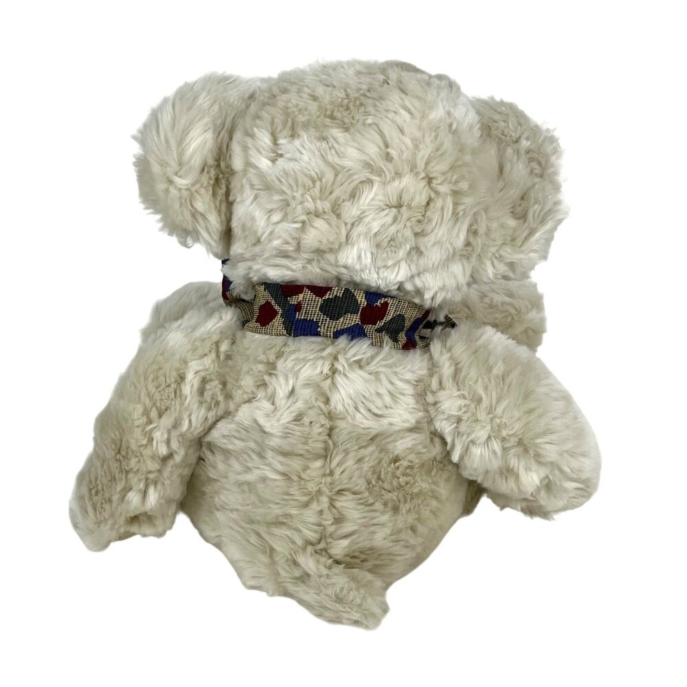Bombay Company Russ Berrie Jackson 16" Cream Plush Bear - Picture 4 of 9